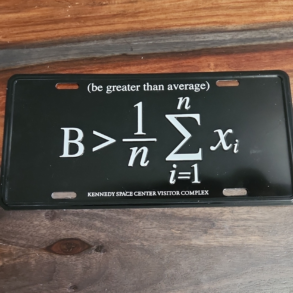 Kennedy Space Center Front License Plate